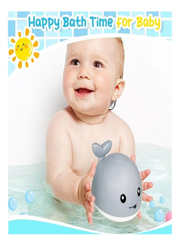 Goolsky - Goolsky Baby Whale Bath Toy Infant: Light Up Fountain 6-12 Months Old Bathtub 18-24 Swim Pool 3 4 5 7 8 9 10 15 Spray Sprinkler Tub  Toys toddlers 1 Girl Boys Birthday Shower Gifts Newborn Es - Image 1