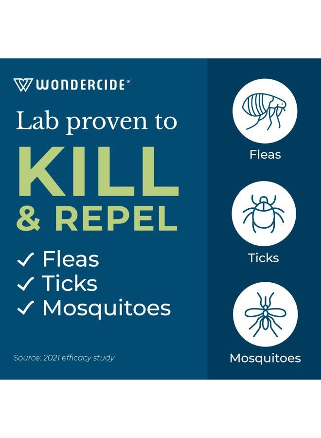 wondercide رذاذ للتحكم في البراغيث والقراد والبعوض للقطط والكلاب والمنزل - أرز - 32 أونصة - Image 2