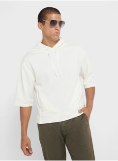 Seventy Five Basics Short Sleeve Oversized Hoddie  - Image 1