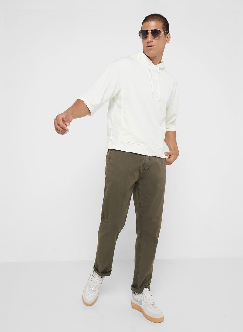 Seventy Five Basics Short Sleeve Oversized Hoddie  - Image 4