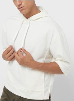 Seventy Five Basics Short Sleeve Oversized Hoddie  - Image 3
