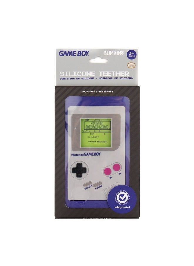 BUMKiNs - Silicone Teether Nintendo Textured Soft Flexible Sensory Gum Soothing Game Boy - Image 1