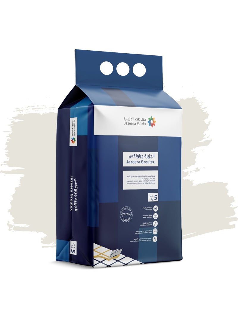 Jazeera Paints Groutex Cement Grout for All Tiles (color: G02) Package 5kg - Image 1