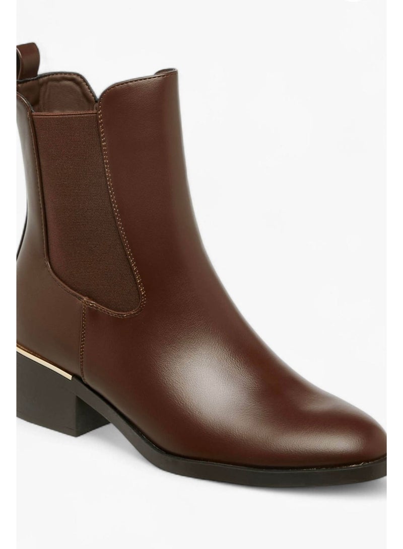 Flora Bella Solid Ankle Boots With Zip Closure - Image 2