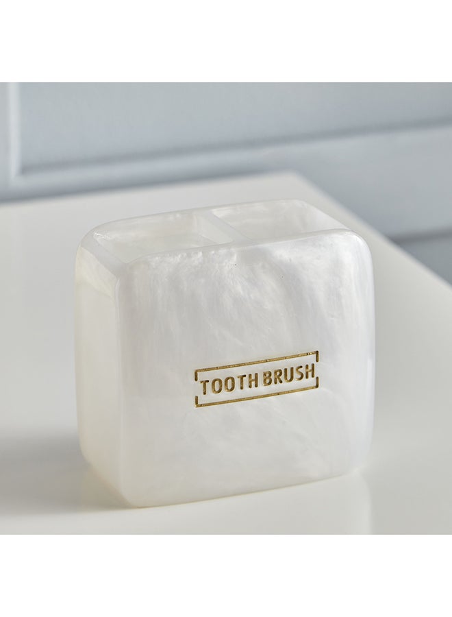 Home Box Orion Polyresin Toothbrush Holder 10.5 x 10 x 6.5 cm  - Image 2