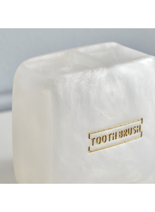 Home Box Orion Polyresin Toothbrush Holder 10.5 x 10 x 6.5 cm  - Image 3