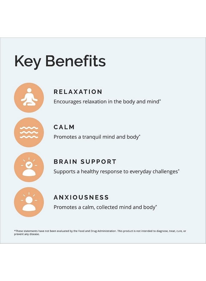 برينمد دكتور أمين براين إم دي - مكمل غذائي مهدئ من حمض جاما أمينو بوتاسيوم - 90 كبسولة، عبوة من قطعتين - يعزز الاسترخاء - يحتوي على المغنيسيوم وفيتامين ب6 وبلسم الليمون - 180 جرعة إجمالية - Image 4