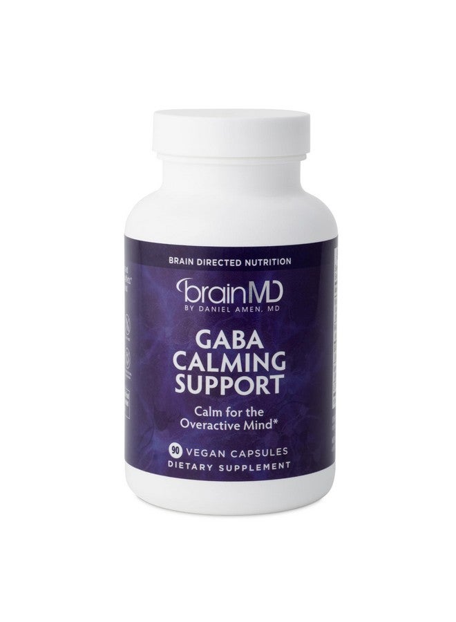 برينمد دكتور أمين براين إم دي - مكمل غذائي مهدئ من حمض جاما أمينو بوتاسيوم - 90 كبسولة، عبوة من قطعتين - يعزز الاسترخاء - يحتوي على المغنيسيوم وفيتامين ب6 وبلسم الليمون - 180 جرعة إجمالية - Image 1