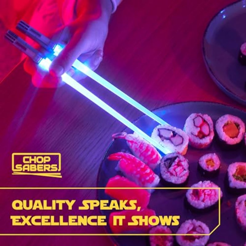 عيدان تناول الطعام المضيئة من تشوب سيبرز، زوج - Image 3