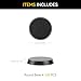 FIGURESLAB 100PCS 25mm098inch Textured Plastic Black Round Miniature Bases Model Base for Gaming Miniatures or Wargames Table Top Games - Image 4