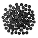 FIGURESLAB 100PCS 25mm098inch Textured Plastic Black Round Miniature Bases Model Base for Gaming Miniatures or Wargames Table Top Games - Image 2
