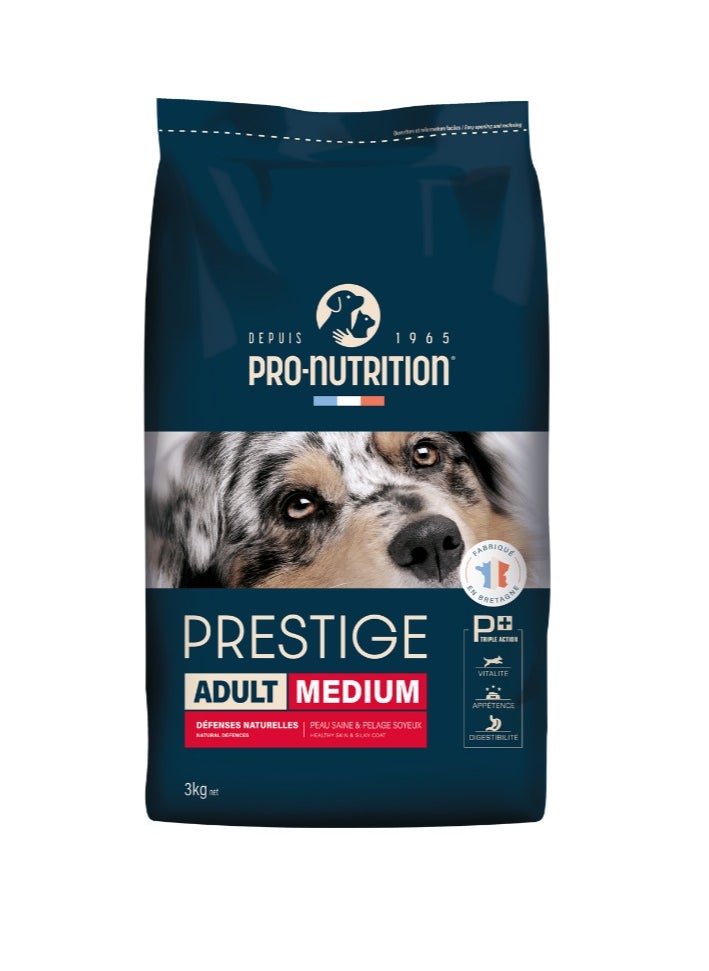 PRO NUTRITION Prestige Dog Adult Medium 3Kg  - Image 1