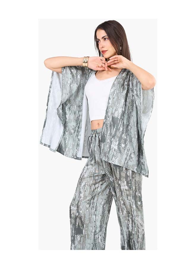 Clue Effortless Printed Kimono  - Image 2