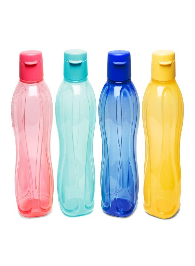 Tupperware Aquasafe 750ml Fliptop Plastic Bottle, 4 Pieces - Image 1
