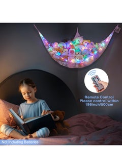 Stuffed Animals Net Or Hammock With Led Light Hanging Toy Net Hammock For Stuffed Animals Storage Stuff Animals Hammocks For Nursery Kids Room With Remote Control 8 Kinds Of Lights(Pack Of 1) - pzsku/Z0121060826A4722C3CB0Z/45/_/1724416301/f7c1e634-5b0c-4f94-b49a-ee15a33a39bd