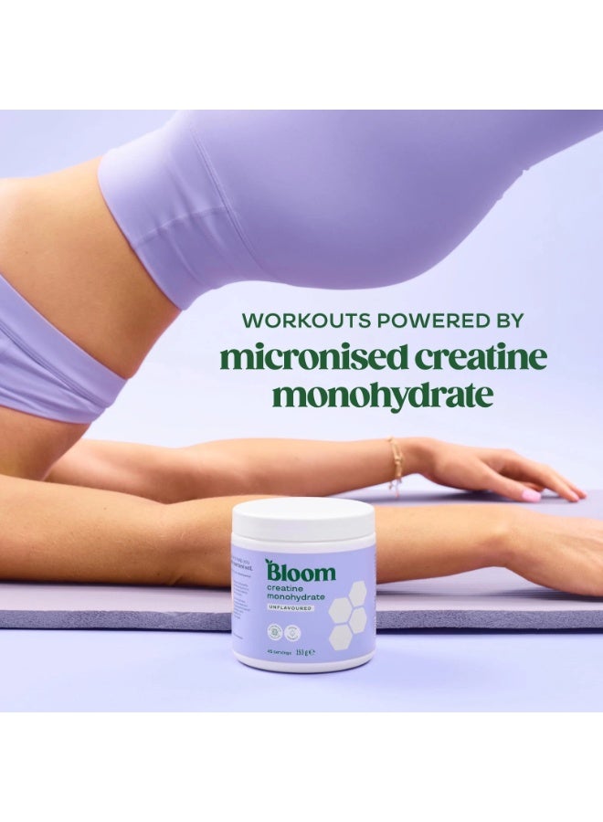 Bloom Nutrition Creatine Monohydrate Powder – Fitness & Workout Support Supplement – Raspberry Lemon - Image 4