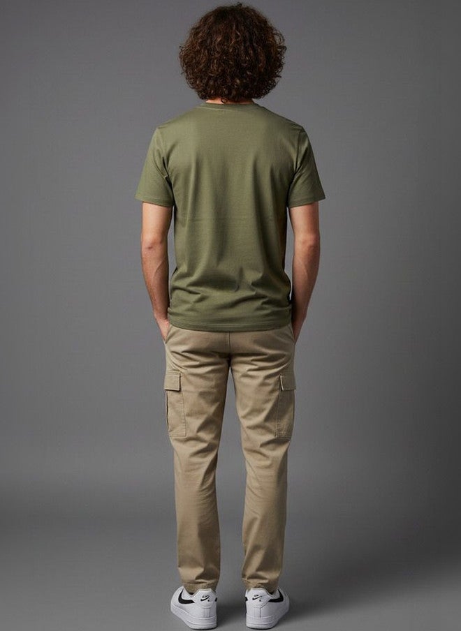 OUTLAWS Men's 3-Pack V-Neck Bio Finish T-Shirt in Solid Colors - Image 4