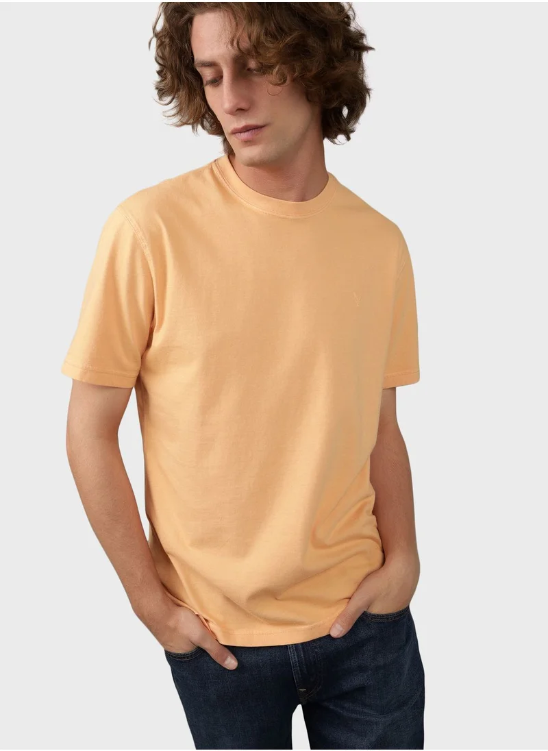 American Eagle Essential Crew Neck Knitted T-Shirt