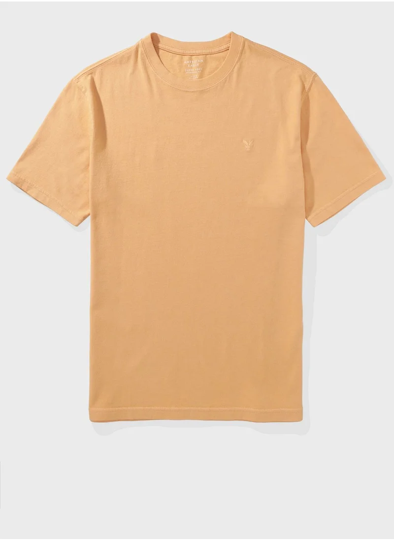 American Eagle Essential Crew Neck Knitted T-Shirt