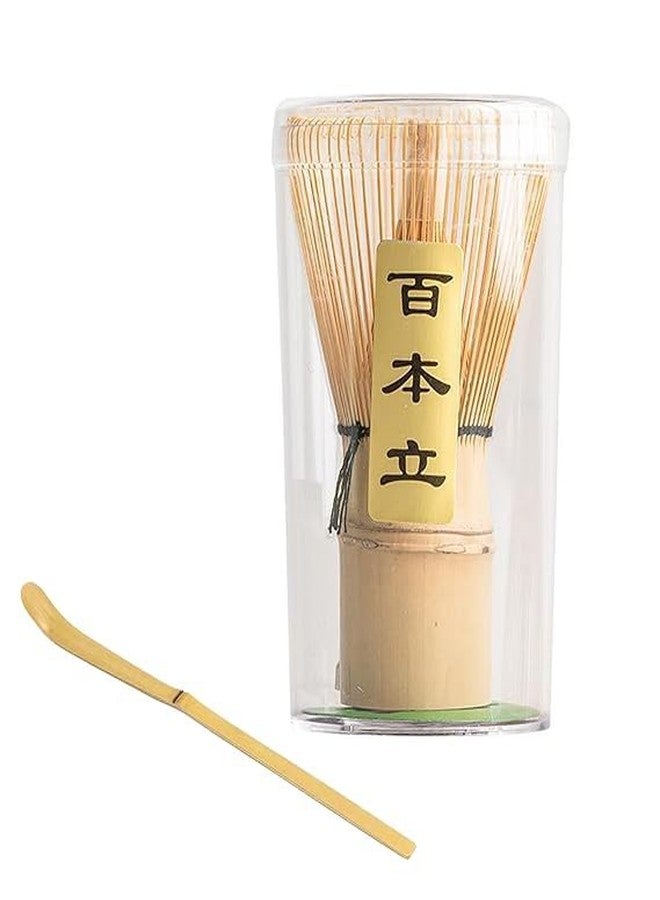 ZILDERO 2Pcs Matcha Whisk Handmade Traditional Japanese Tea Whisk and Scoop Perfect for Bowl Preparation Home Use & Tea Ceremonies. - Image 1