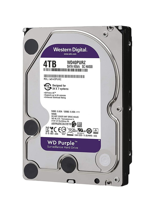 WD Surveillance Hard Disk Drive - 4TB 4 TB - Image 1