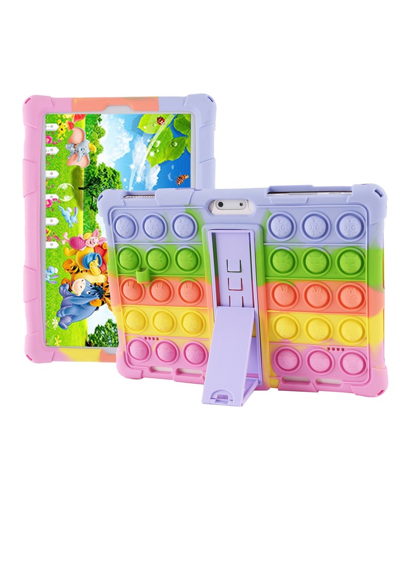 AROAQ S10 Kids Tablet, Ultra Light Smart Android Tablet Computer, Easy To Carry Smart Early Childhood Education Pad, Children Learning Tablet For Boys And Girls, (1pc, 16GB Storage, Multicolour 1) - Image 1