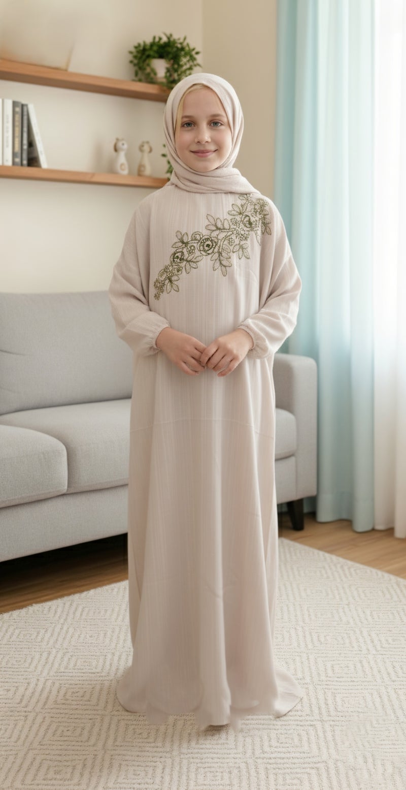 لينا فاشون شرشف صلاة اطفال بناتى مع حجاب متصل - Image 1