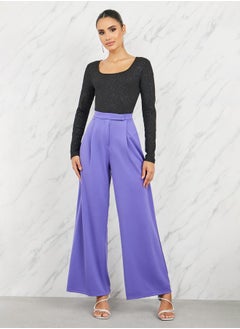 Spot Print Ribbed Bodysuit and Tailored Knit Wide Leg Pant Set - pzsku/Z01213F6AD4AA31775C1DZ/45/_/1712415148/1500b54a-7c7c-4ff1-ba44-5a8cfb1fd569