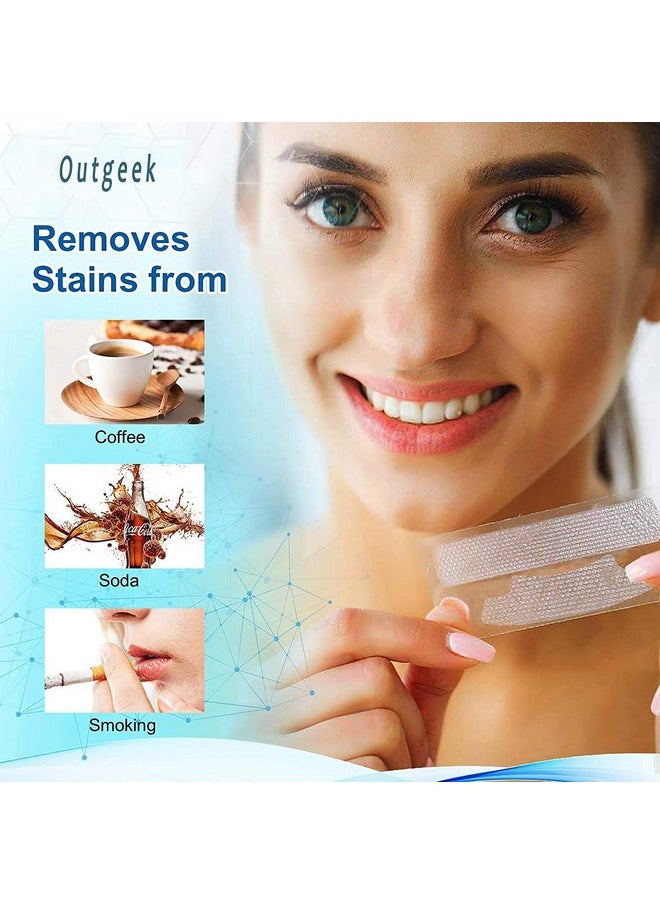 Outgeek Outgeek Teeth Whitening Strips, Gentle for Sensitive Teeth, Professional Effect to Remove Stains, Teeth Whitening for Oral Care, 7 Treatment 14 Strips (7 Pairs)  - Image 3