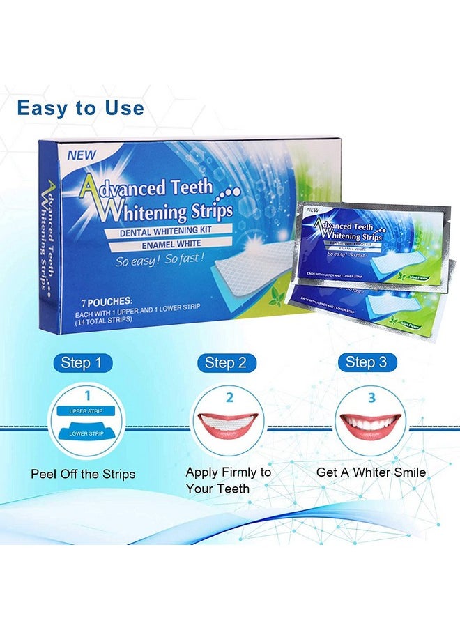 Outgeek Outgeek Teeth Whitening Strips, Gentle for Sensitive Teeth, Professional Effect to Remove Stains, Teeth Whitening for Oral Care, 7 Treatment 14 Strips (7 Pairs)  - Image 4