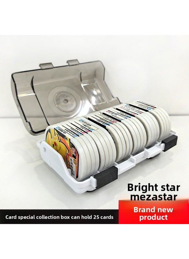 null - MEZASTAR Shining Star Baokemeng Chuck Storage Box Card Collection Box Arcade Six Star Plus Card Box-Color:302c Purple - Image 1