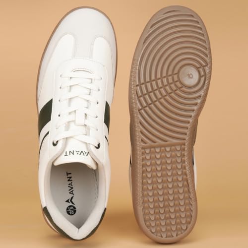 AVANT Men's Zyric Sneakers (AVMSH239CL02UK8_Olive_UK8) - Image 5