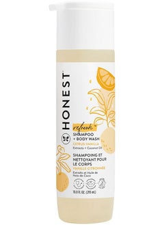 Perfectly Gentle Sweet Orange Vanilla Shampoo Plus Body Wash Tear Free Baby Shampoo With Naturally Derived Ingredients Sulfate And Paraben Free Baby Bath 10 Fl Oz Pack Of 1