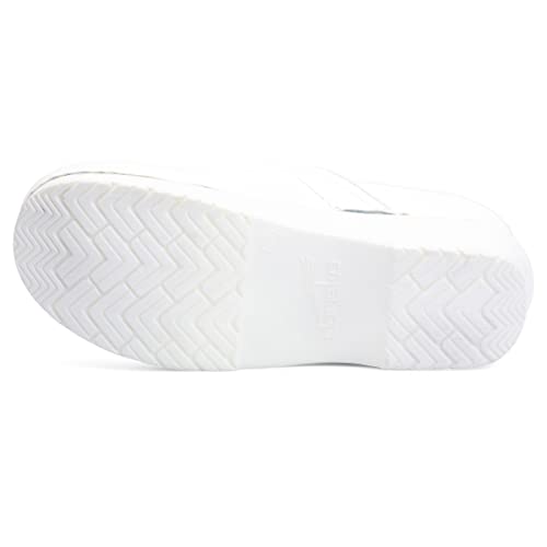 Dansko Women’s Professional Slip-On Clogs –Rocker Sole and Arch Support for Comfort-Ideal for Nursing, Food Service, Healthcare White Box 6.5-7 M US - Image 3