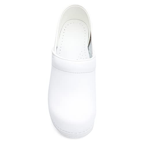 Dansko Women’s Professional Slip-On Clogs –Rocker Sole and Arch Support for Comfort-Ideal for Nursing, Food Service, Healthcare White Box 6.5-7 M US - Image 2