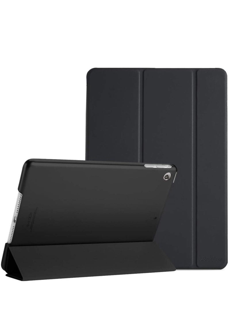 ELTRAZONE ProCase Smart Case for iPad Air 1st Edition, Ultra Slim Lightweight Stand Protective Case Shell with Translucent Frosted Back Cover for Apple iPad Air 2013 Model (A1474 A1475 A1476) -Black - Image 1