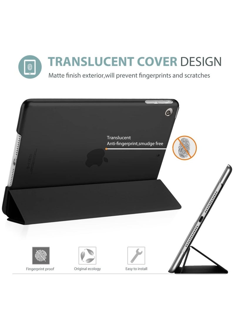 ELTRAZONE ProCase Smart Case for iPad Air 1st Edition, Ultra Slim Lightweight Stand Protective Case Shell with Translucent Frosted Back Cover for Apple iPad Air 2013 Model (A1474 A1475 A1476) -Black - Image 2