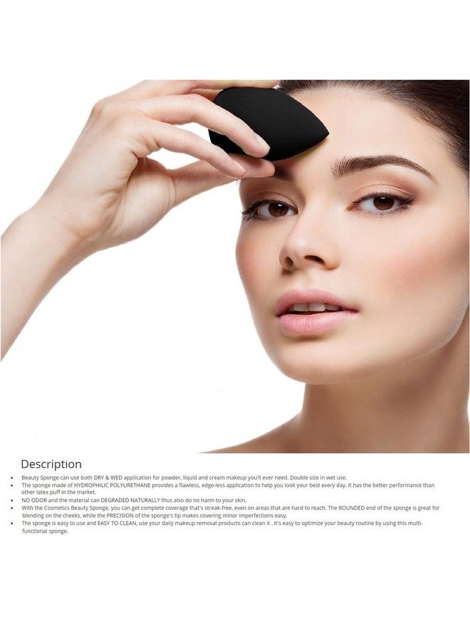 OUT OF BOX Foundation Concealer Puff Spongejv With Makeup Brush Cleaner Brushegg Sillicone Cleaning Washing Scrubber And Make Up Oval Blending Brush - Image 3