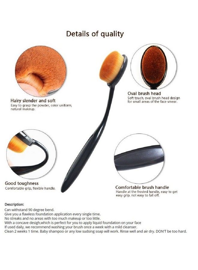 OUT OF BOX Foundation Concealer Puff Spongejv With Makeup Brush Cleaner Brushegg Sillicone Cleaning Washing Scrubber And Make Up Oval Blending Brush - Image 5