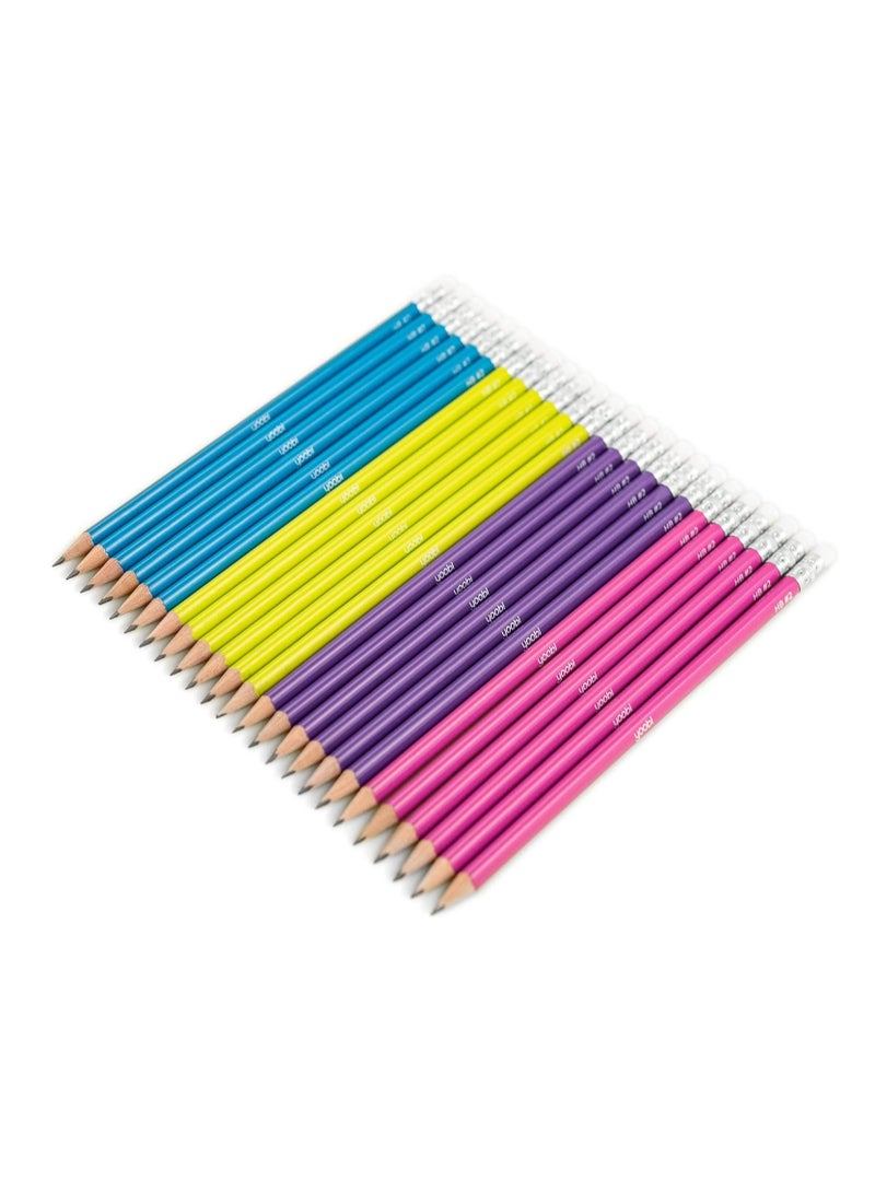 Yoobi No2 Pencils Multicolored 24Pcs 1 Pack - Image 2