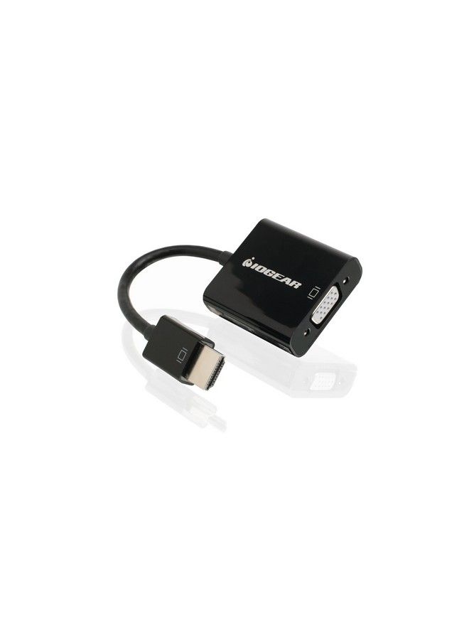 Iogear Hdmi (M) To Vga (F) Adapter 2 Channel Audio Via 3.5Mm Stereo Output Compatible For Desktop Laptop Monitor Projector Hdtv Chromebook Raspberry Pi Roku Xbox And More Gvc311  - Image 4