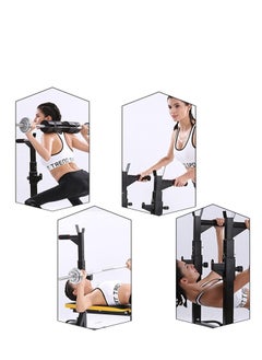 ALCOACH Dumbbell Squat Barbell Stand Standard Height Heavy Squat Adjustable Height 105 to 160cm Can Hold 160kg  - Image 3