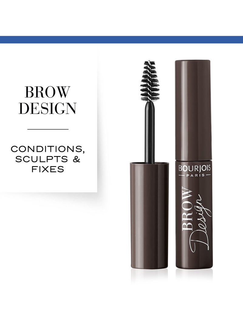 BOURJOIS PARIS Brow Design Gel Sources  - 003 Brown  - Image 4