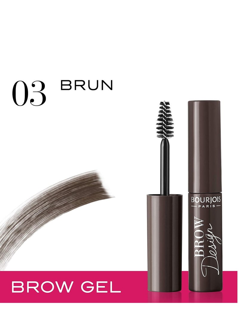 BOURJOIS PARIS Brow Design Gel Sources  - 003 Brown  - Image 3