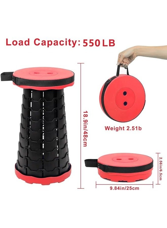 Toy Box Portable Outdoor Retractable Telescopic Stool - Image 2