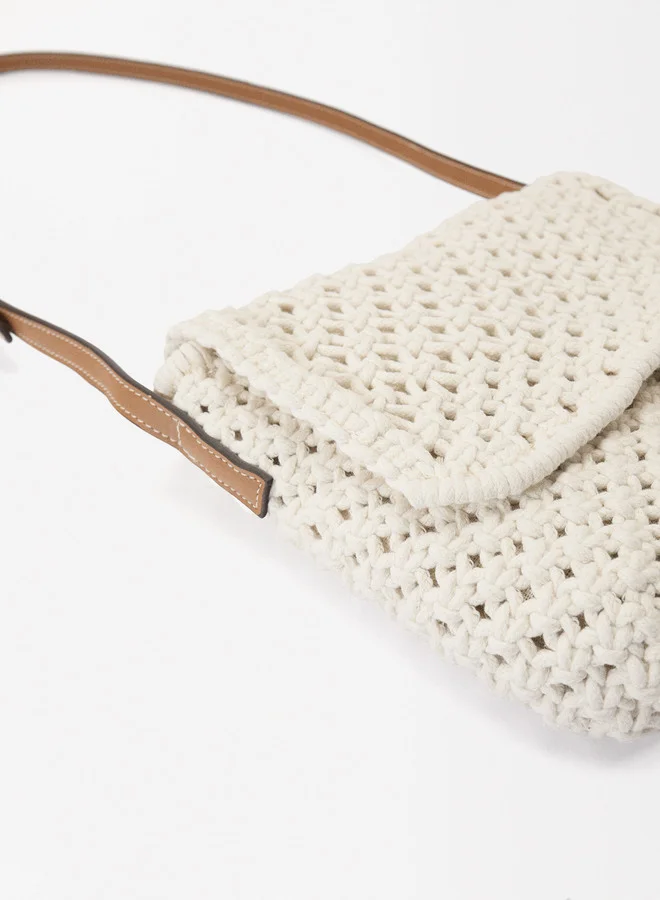 PARFOIS MACRAMÉ CROSSBODY BAG
