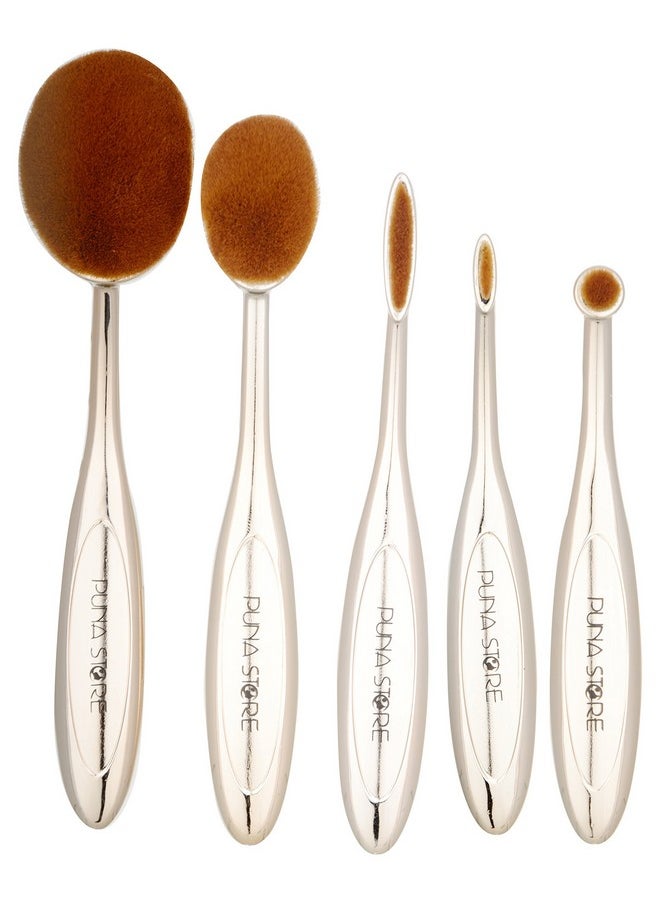 Puna Store ® 5 Piece Oval Brush Set (Gold) - pzsku/Z0121F72519F9A1599057Z/45/_/1735567033/25c28e2b-9a2c-43ec-bc54-6fa2e8faf00c