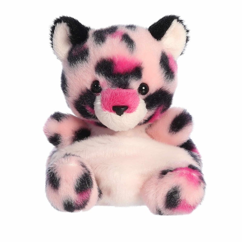 Aurora Adorable Palm Pals Regina Pink Leopard Stuffed Animal - Fun Collectible Plush for Kids and Adult Collectors - Perfect for Decorating Rooms and Birthday Gifts - 5 Inches - Image 1