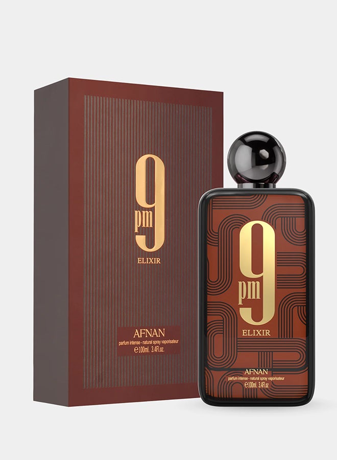 AFNAN 9 PM Elixir Unisex Extrait De Parfum,100ML - Image 1