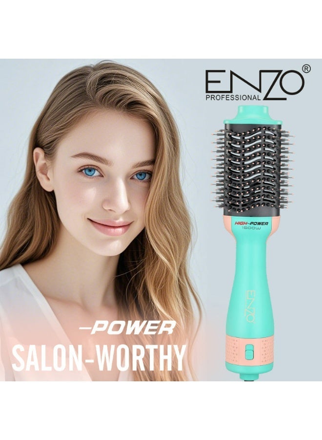ENZO Professional EN-4134 Hair Styling Comb – 3-in-1 Ionic Hair Styler for Drying, Straightening, Curling & Volumizing - Image 1
